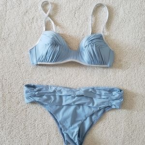 La Perla Blue and Silver 2 piece Bikini szM/34B